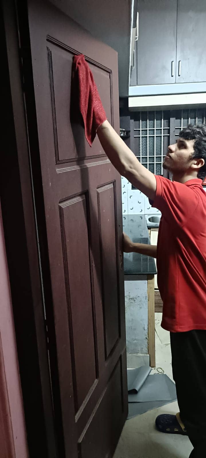 Residential cleaning work by One End Solution in Kerala